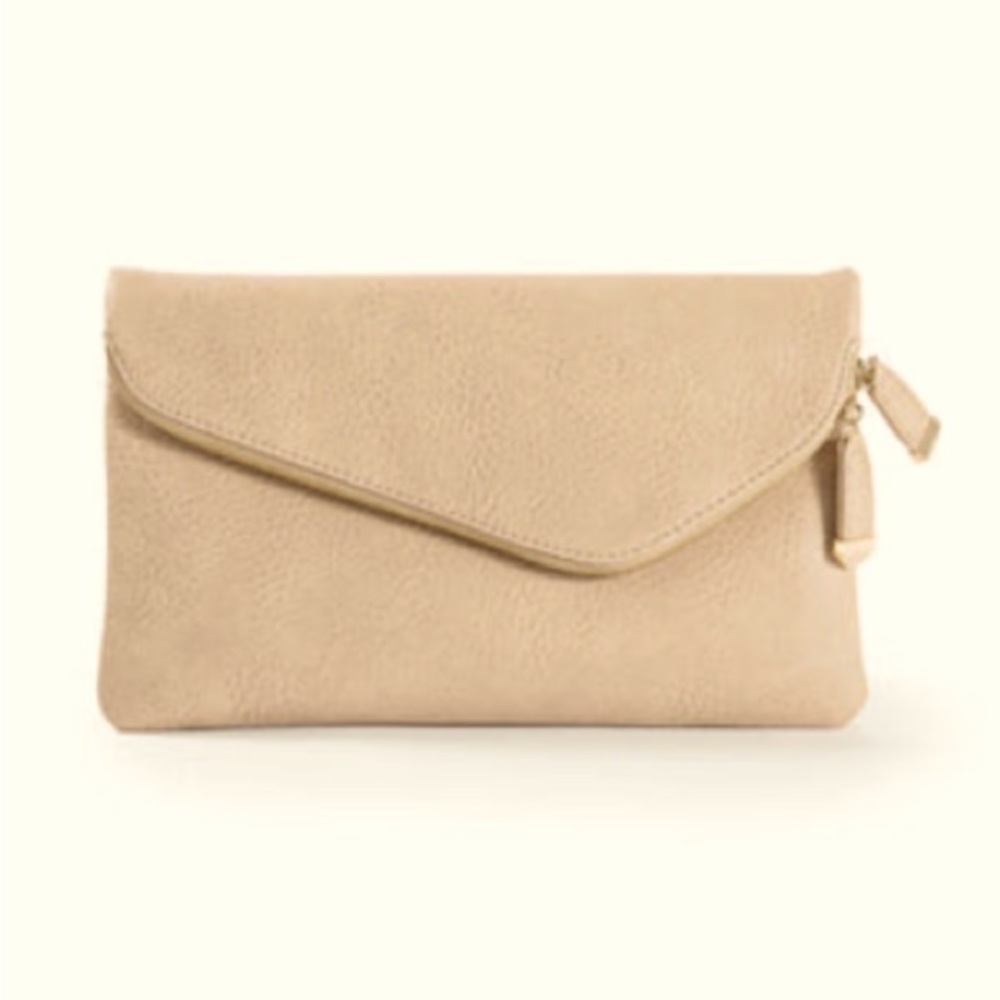 VICI - Stella Crossbody Envelope Zip Clutch - Natural